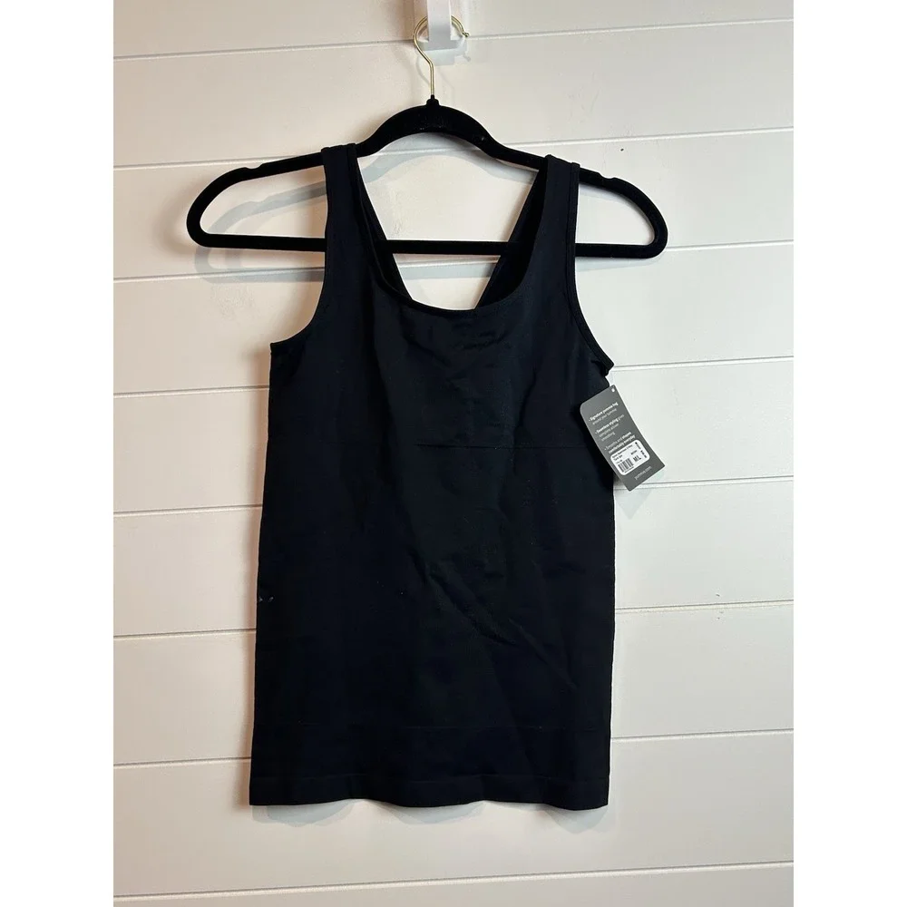 2 Pack Yummie Seamless Shape‎ Wear Womens M/L Black White Tank